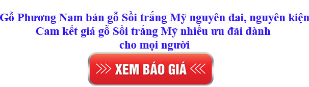 giá gỗ sồi trắng Mỹ nguyên liệu xẻ sấy