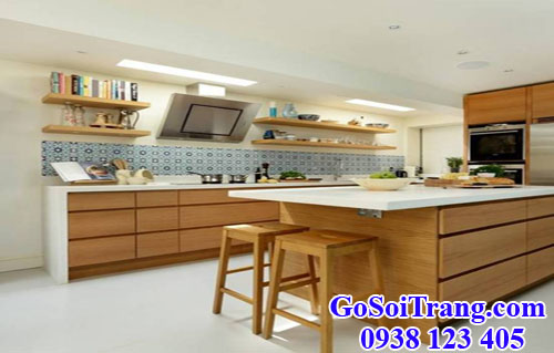 gỗ sồi trắng làm cabinets