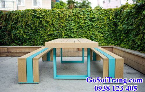 gỗ sồi trắng (white oak) làm bàn ghế